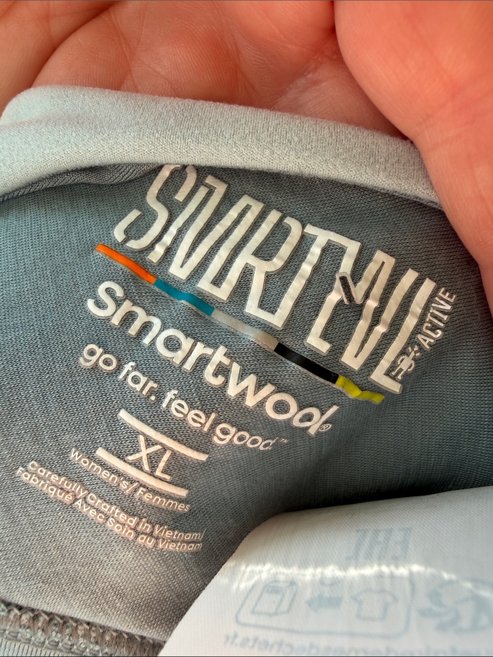 Smartwool Light Blue Performance Tank Top - Picture 2 of 4